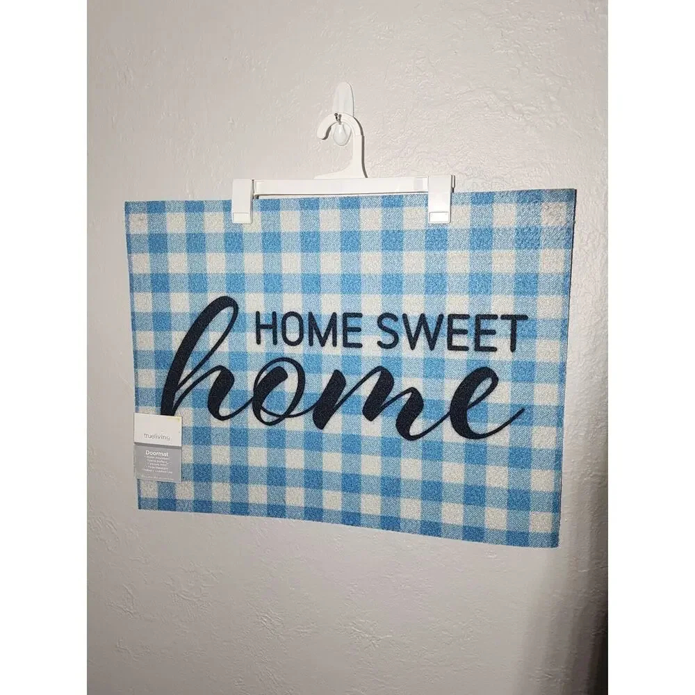True Living Welcome/Floor/Door Mat 18” x 24” Indoor/Outdoor Water Absorbent NEW